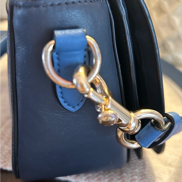 Coach Georgie Saddle Bag and Wallet - with horse and carriage dot print in navy - Picture 8 of 12